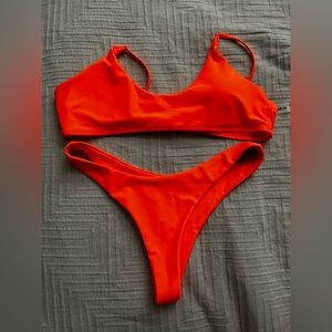 Orange bikini